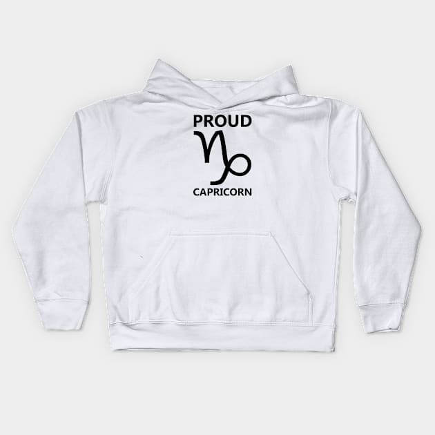 PROUD CAPRICORN Kids Hoodie by Ven0mBlast